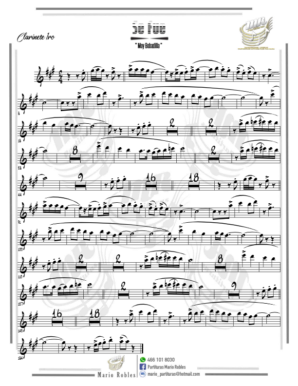 La imagen puede contener una previsualizacion de una partitura